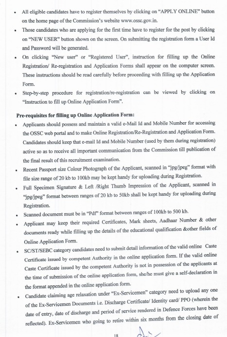 OSSC CGL Specialist Group B & C Apply Online 2023 Apply Steps_7.1