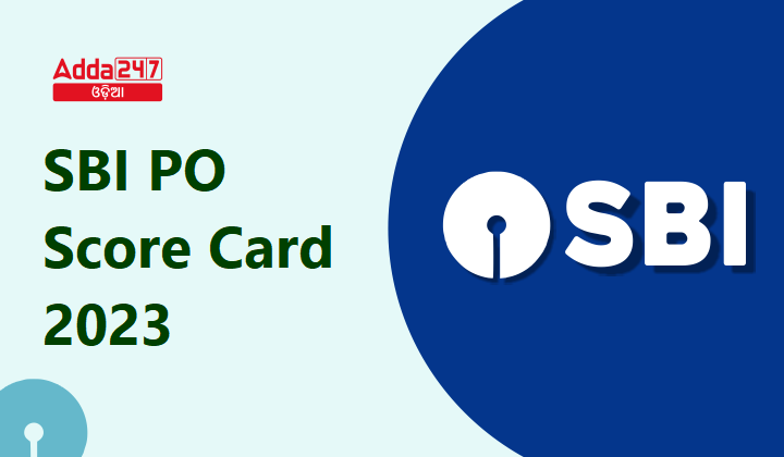 SBI PO Score Card 2023
