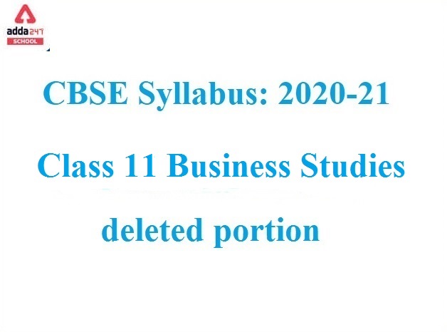 CBSE Deleted Syllabus For Class 11 Business Studies: Download Free PDF_40.1
