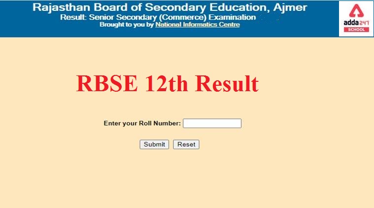 RBSE 12th Result 2021: Rajasthan Board Class 12 out Check @ rajresults.nic.in_100.1