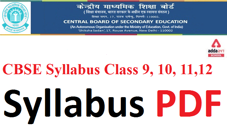 CBSE Syllabus Class 9, 10, 11 and 12 (New Updated Revised)_40.1