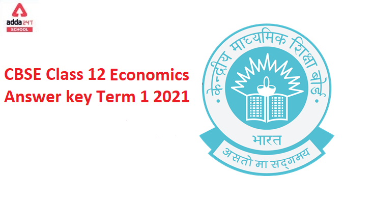 CBSE Class 12 Economics Answer key Term 1 2021_40.1