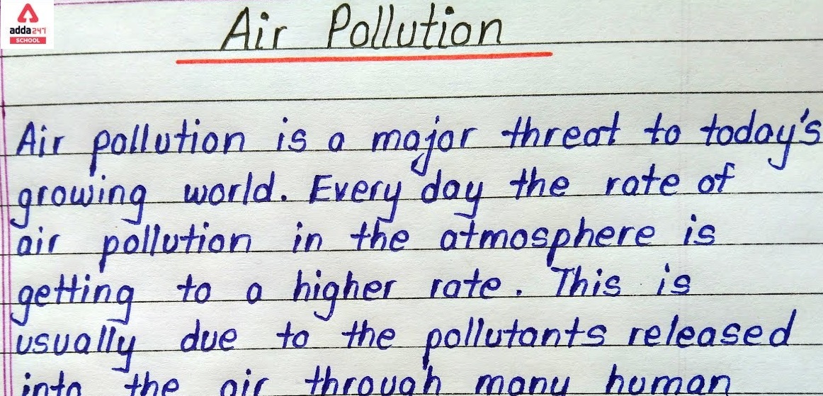 Pollution Essay in English 1000 words_40.1