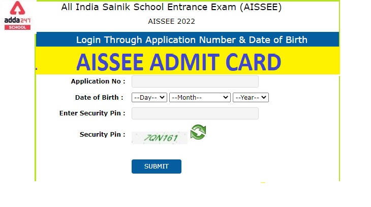 Sainik School Admit Card 2021-22: AISSEE admit card issued by NTA @ aissee.nta.nic.in_40.1