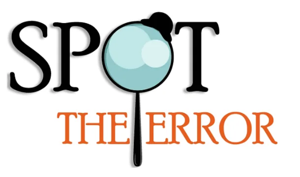 cuet english error spoting questions