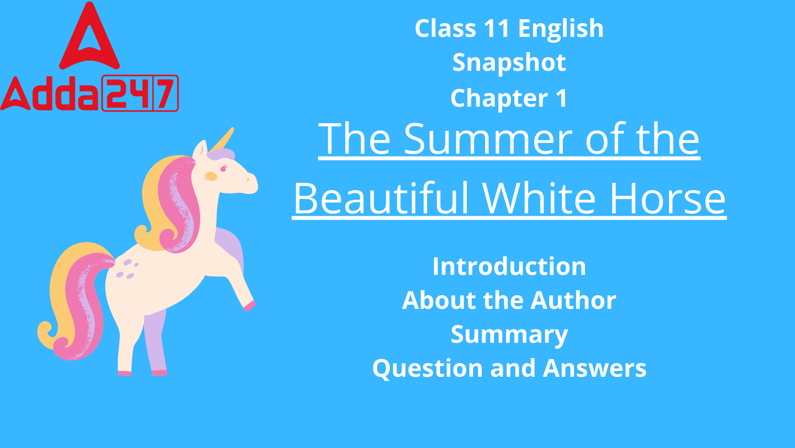 white horse
