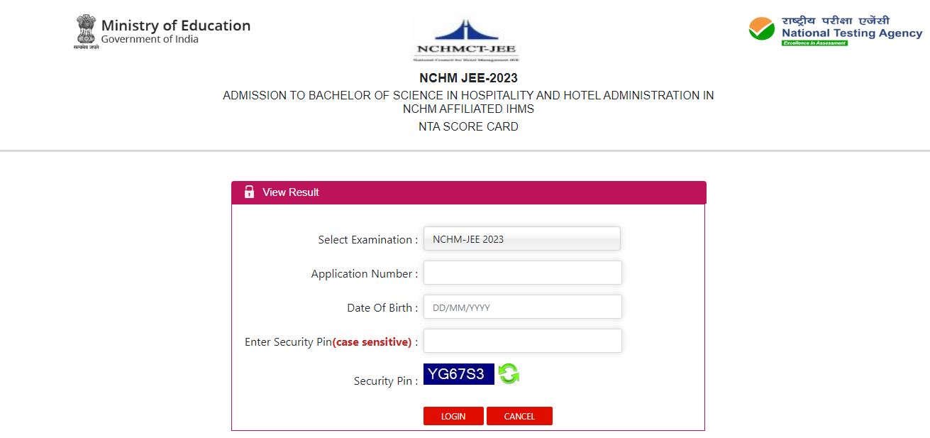 NCHMCT JEE Result 2023 Out, Score Card Download Link -_3.1