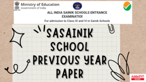 Sainik School Previous Year Question Paper