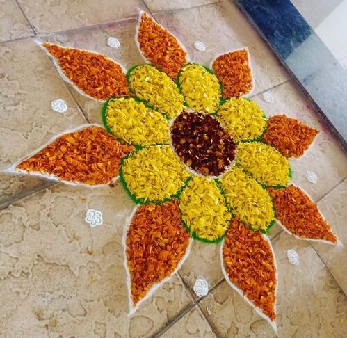 Diwali Rangoli Easy Design 2024: Simple Rangoli Designs for Competition with Message -_30.1