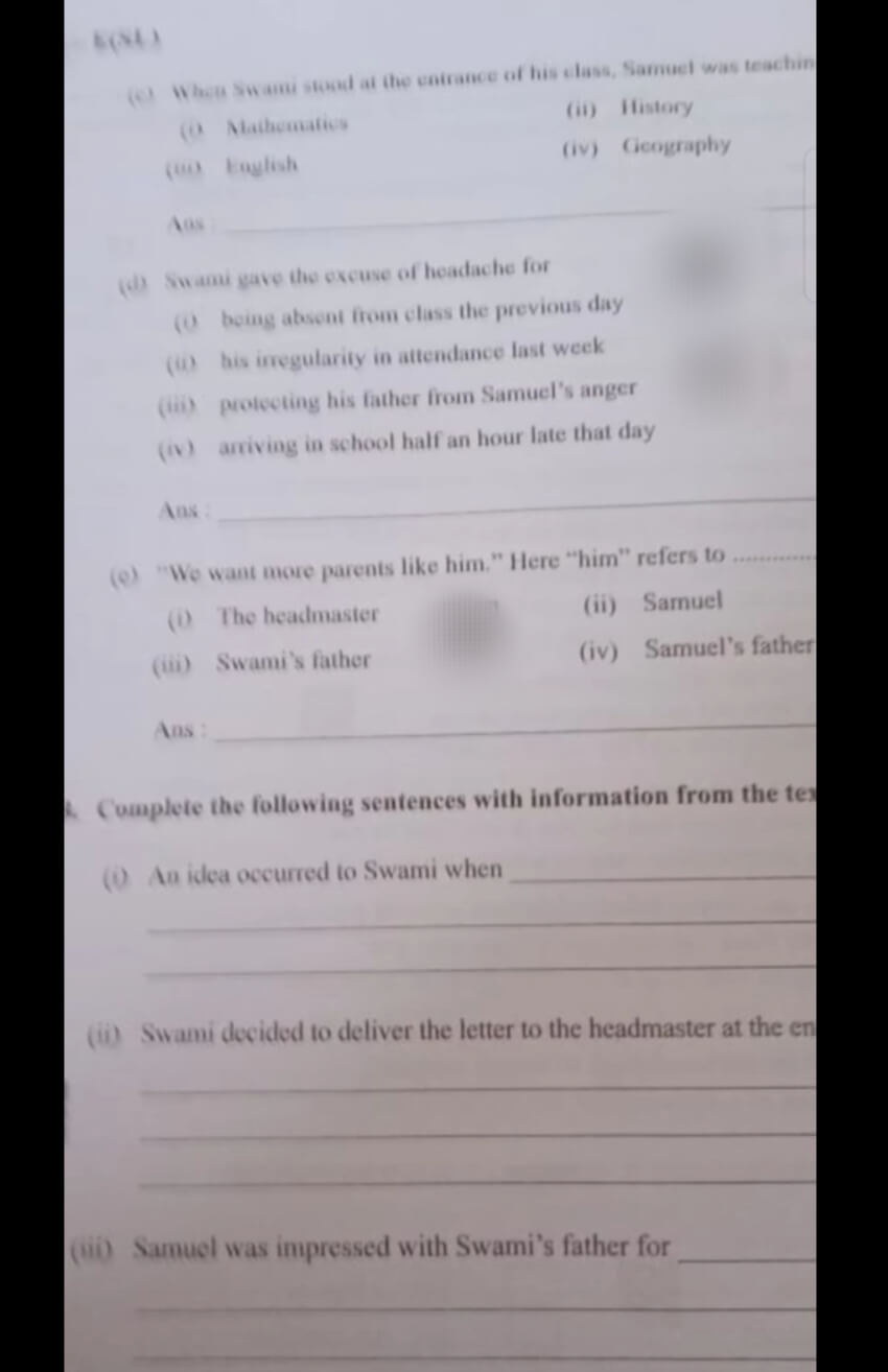 Madhyamik English Question Paper 2024 PDF Download with Answer key -_20.1