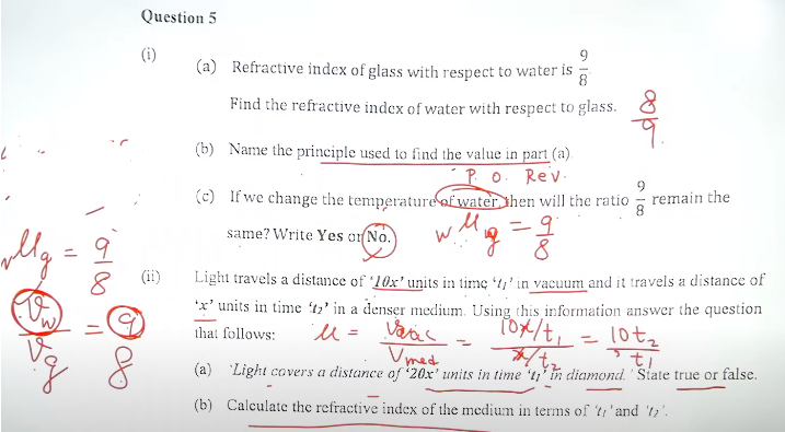 ICSE Physics Question Paper 2024, Solved Physics Answer Key -_11.1