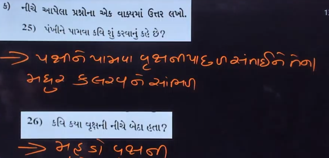 GSEB SSC Gujarati Question Paper 2024, Gujarati Answer Key PDF -_12.1