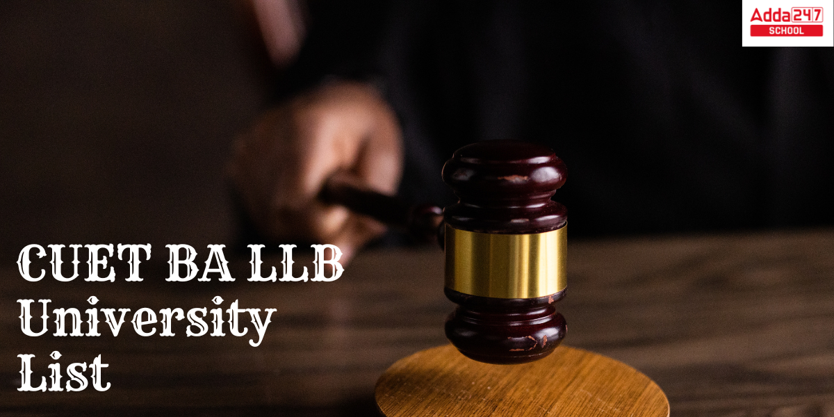 CUET BA LLB University List 2024