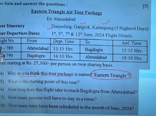 GSEB SSC English Question Paper 2024, Class 10 Answer Key, Model Paper -_14.1