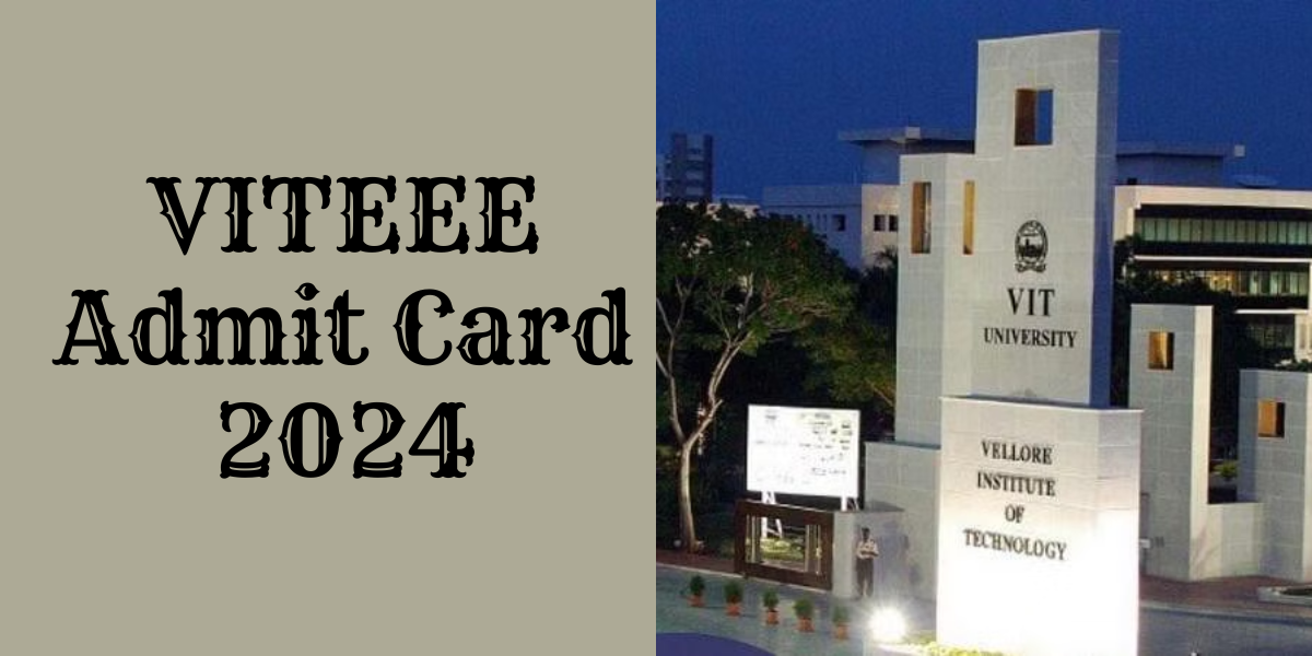 VITEEE Admit Card 2024