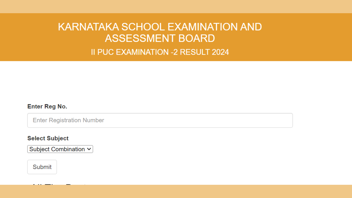 Karnataka 2nd PUC Supplementary Result 2024