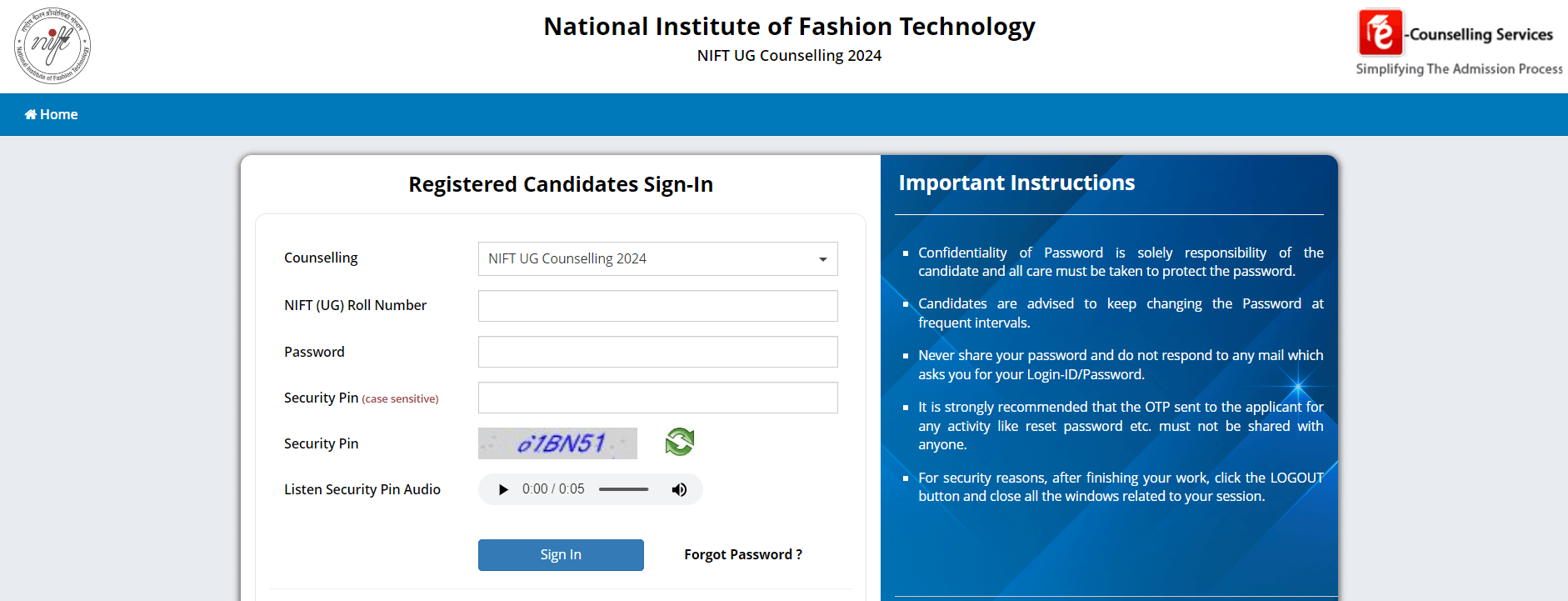 NIFT Round 2 Seat Allotment Result 2024