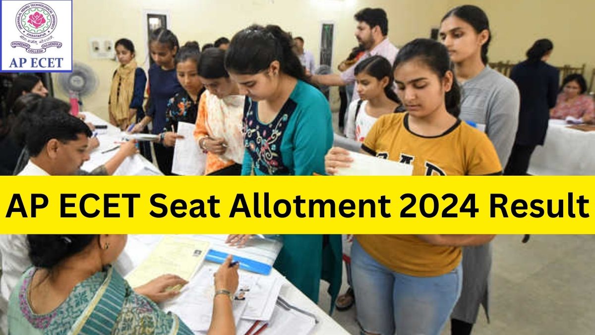 AP ECET Seat Allotment 2024 Result