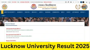 Lucknow University Result 2025