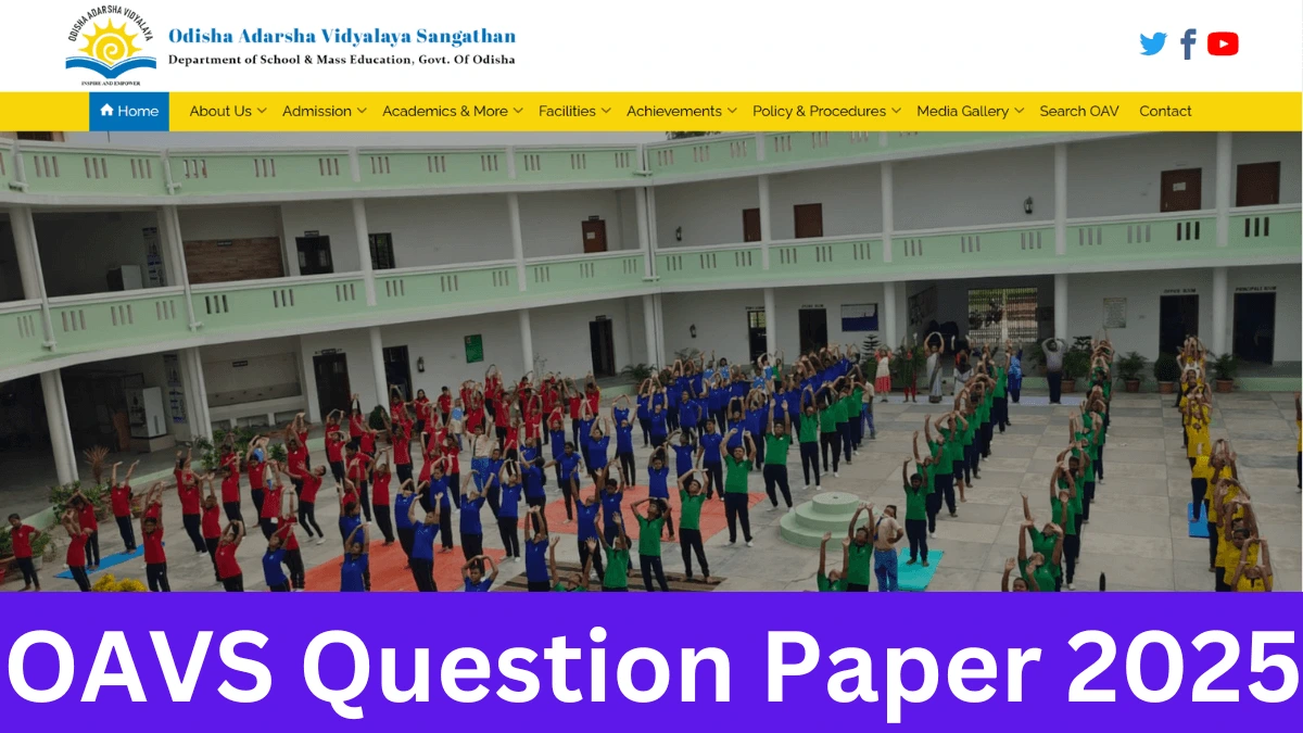 OAVS Question Paper 2025