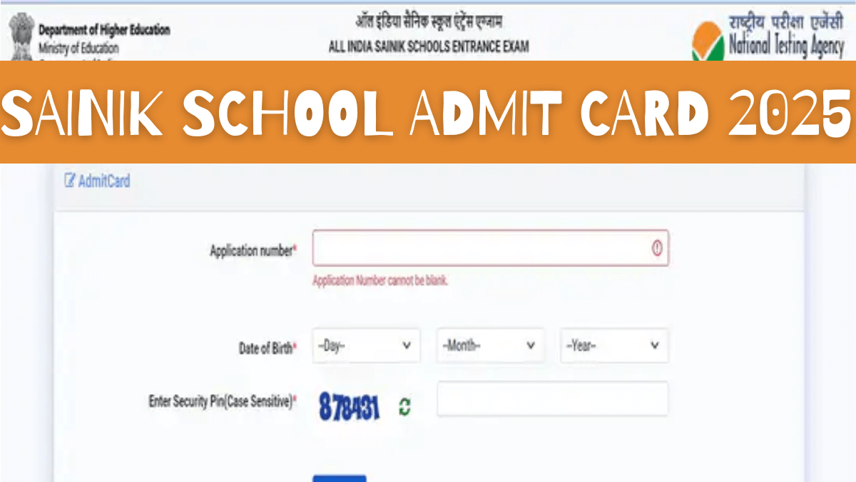 Sainik School Admit Card 2025