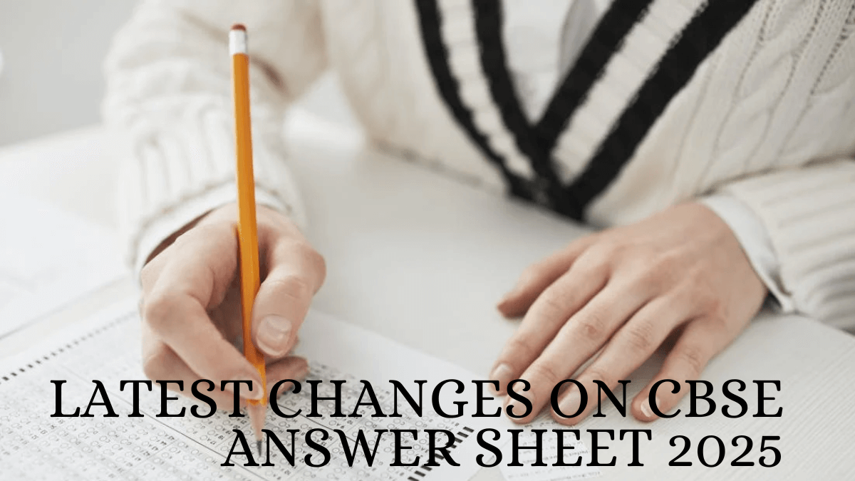 CBSE Answer Sheet 2025