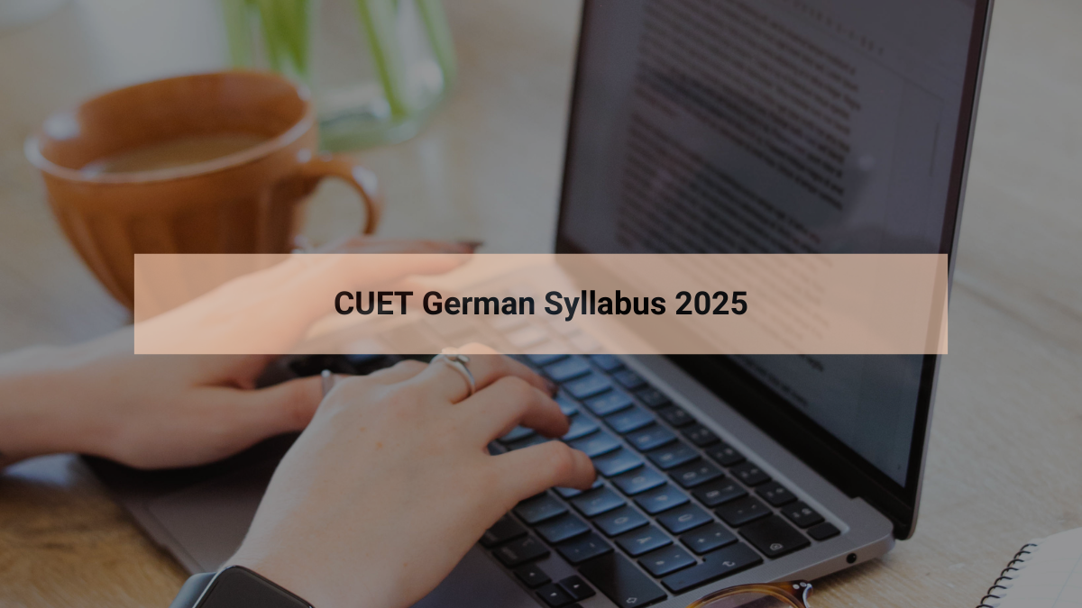 CUET German Syllabus 2025