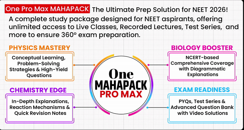 ONE Pro Max - MAHAPACK for NEET-UG 2026 Dropper