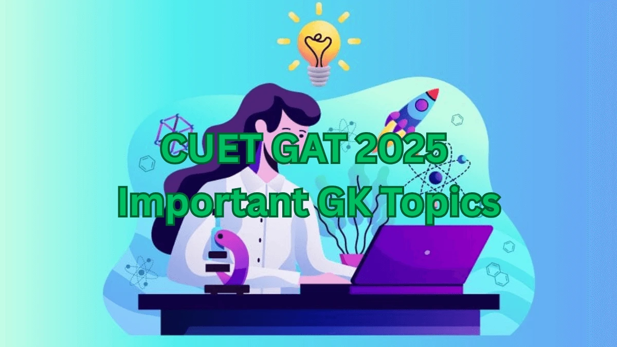 CUET GAT 2025 Important GK Topics