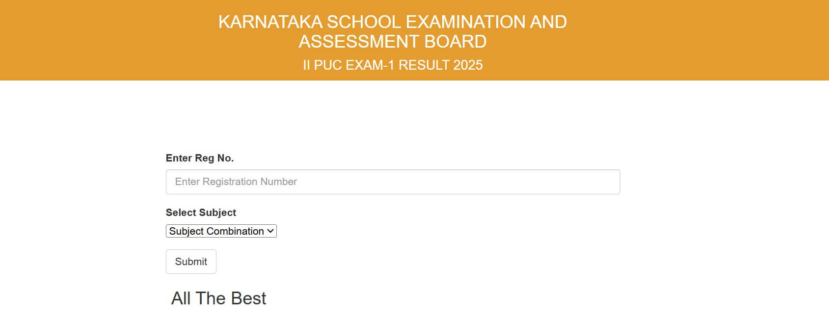 2nd PUC Result link