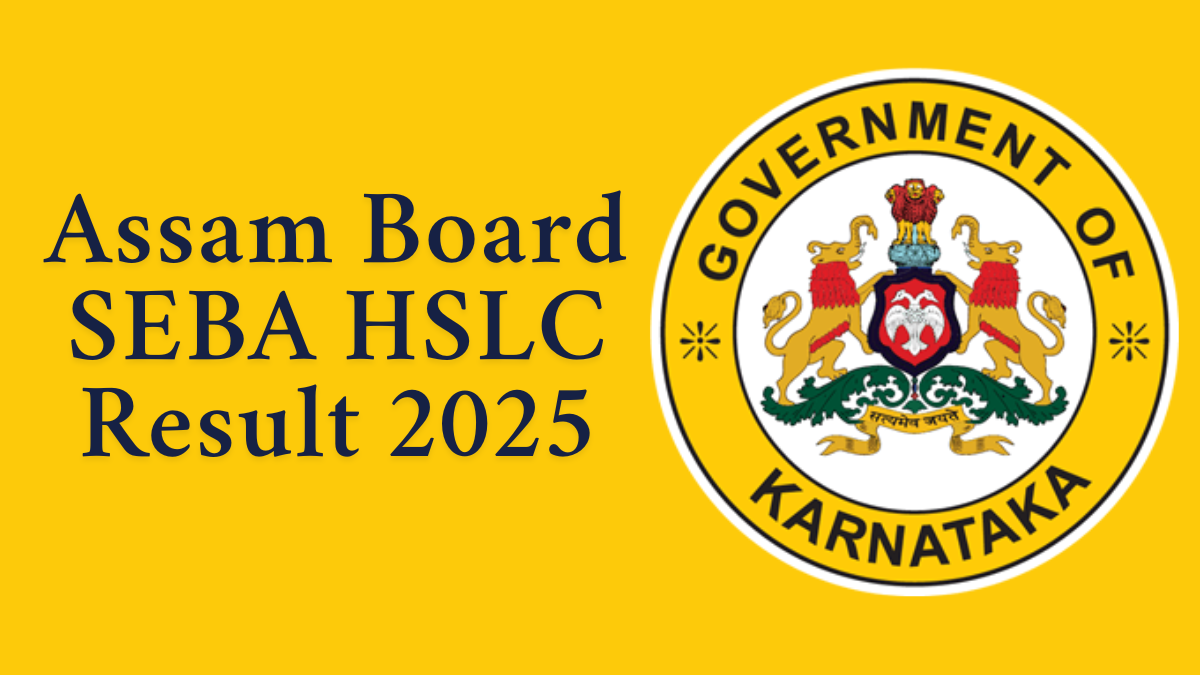 Assam Board SEBA HSLC Result 2025
