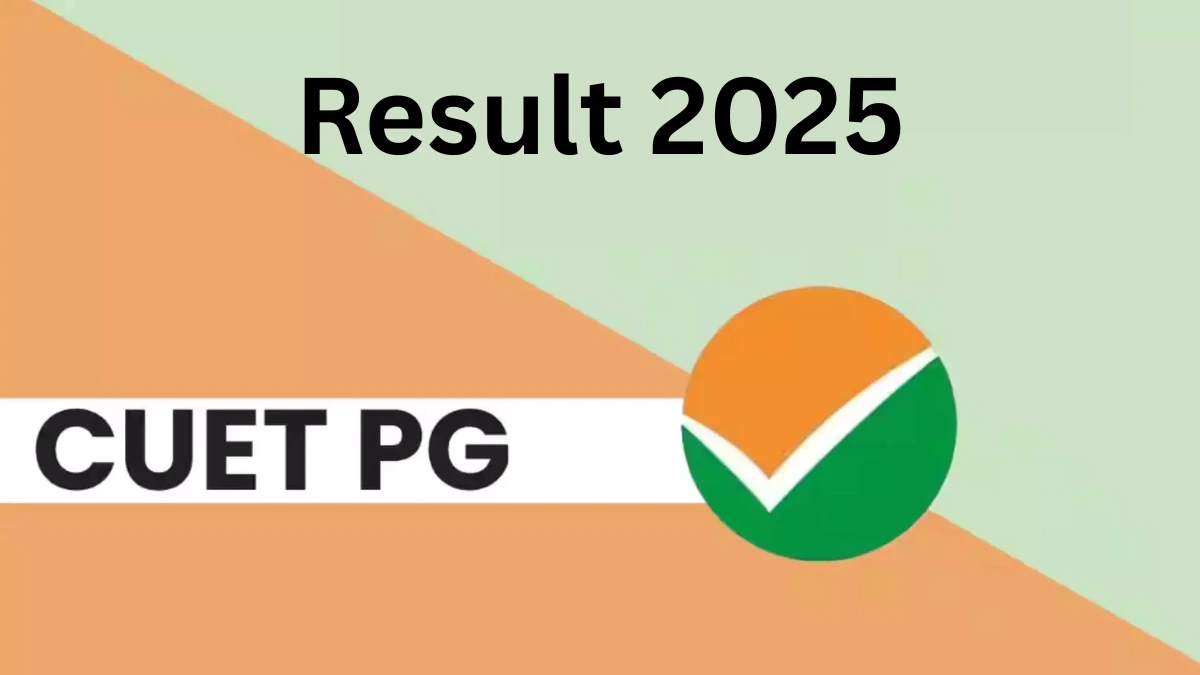 CUET PG 2025Result Scorecard download