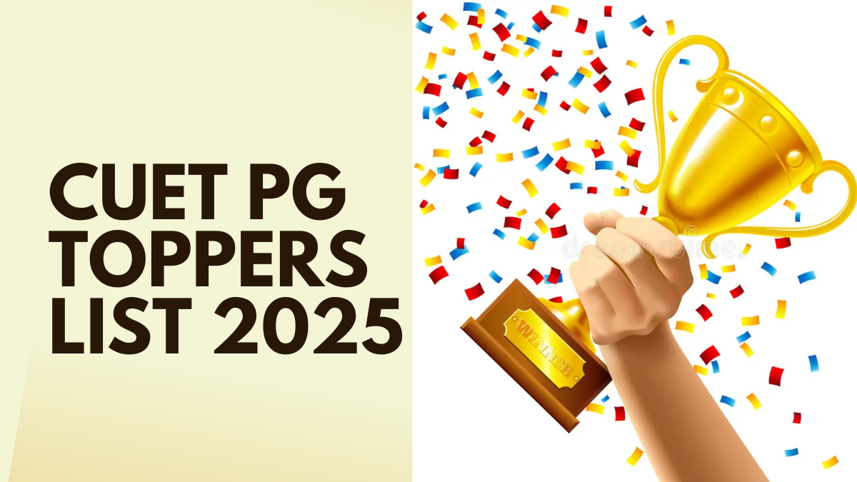 CUET PG Toppers List 2025