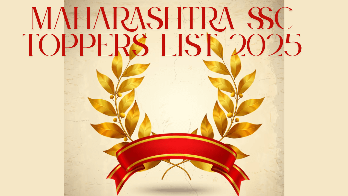 Maharashtra ssc toppers list 2025 who is the ssc topper 