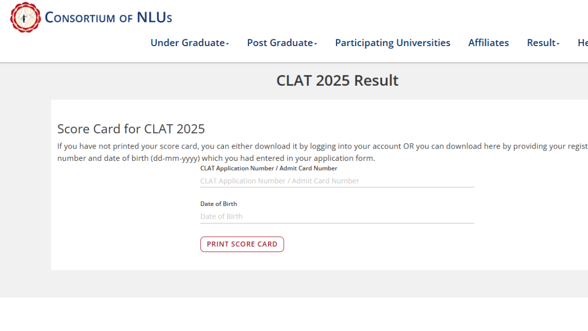 CLAT 2025 Revised Result