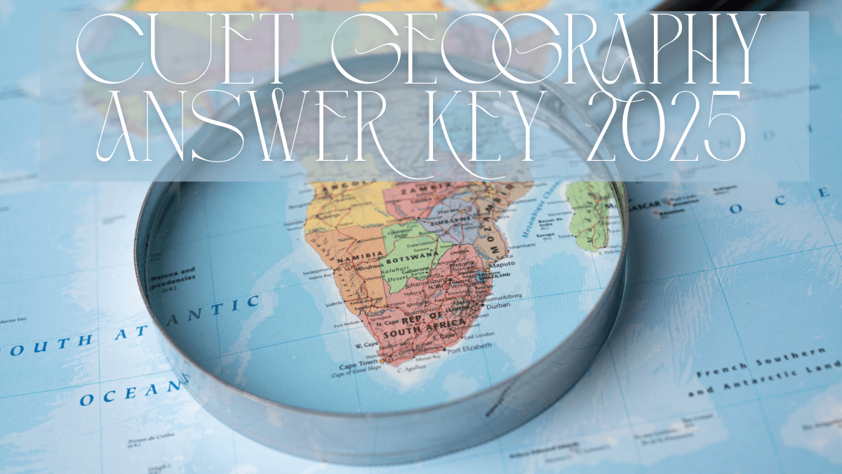 CUET Geography Answer Key 2025