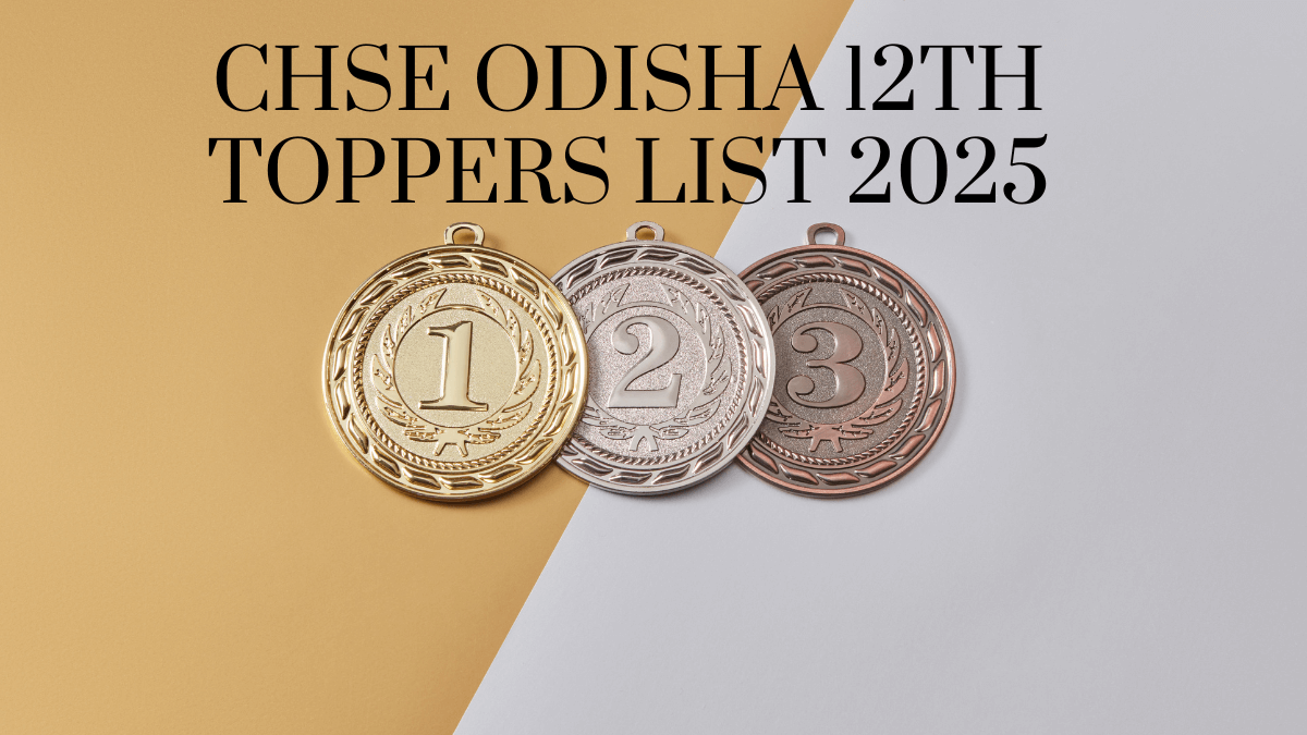 CHSE Odisha 12th Toppers List 2025