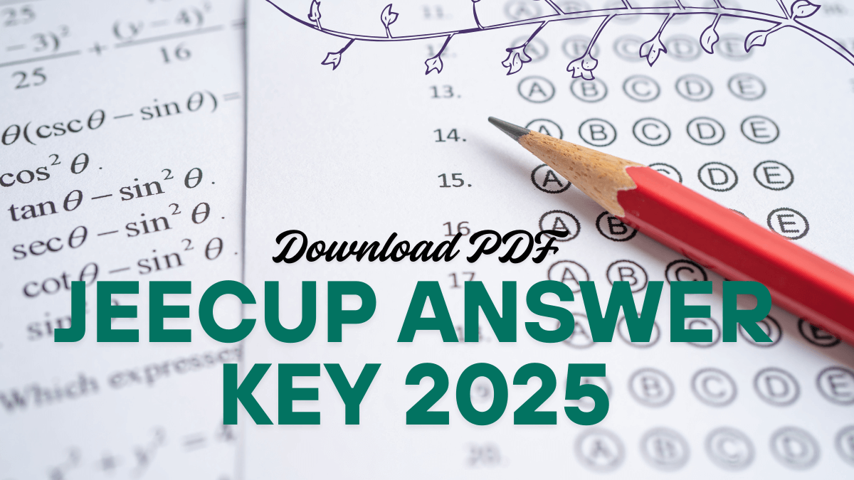 JEECUP Answer Key 2025