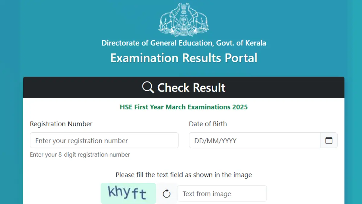 Kerala DHSE Plus One Result 2025