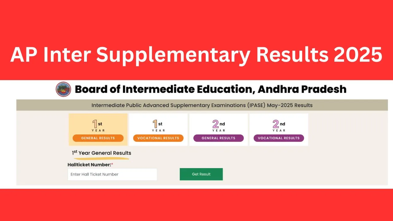 AP Inter Supplementary Results 2025