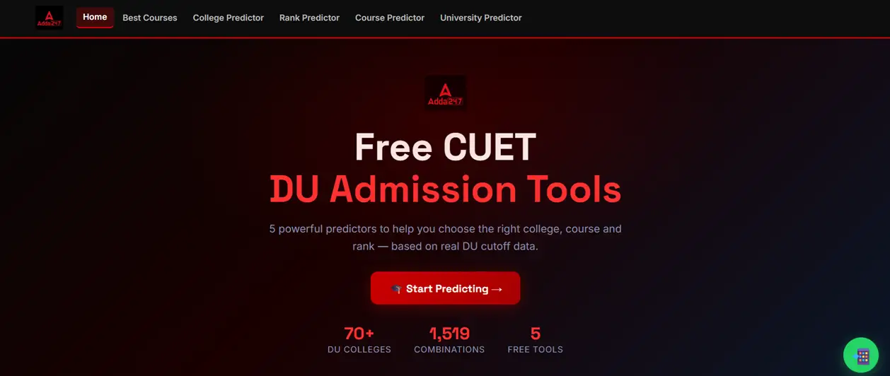 CUET College Predictor 2026 by adda 247