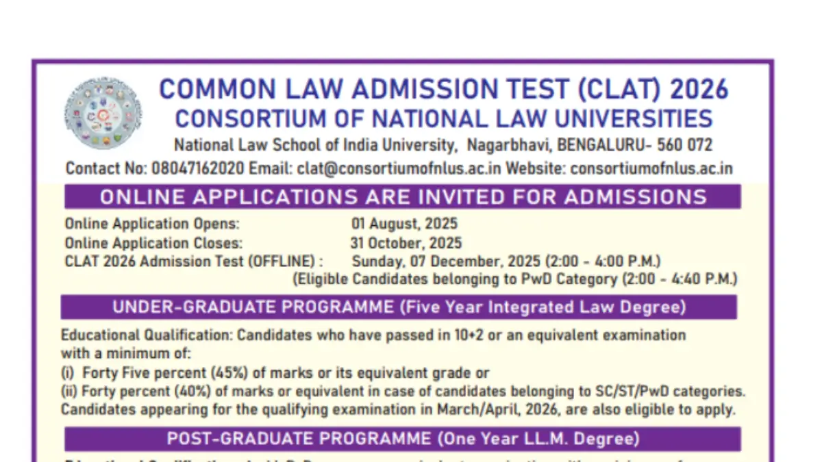 CLAT Information Brochure 2025 PDF Download