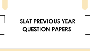 SLAT Previous Year Question Papers