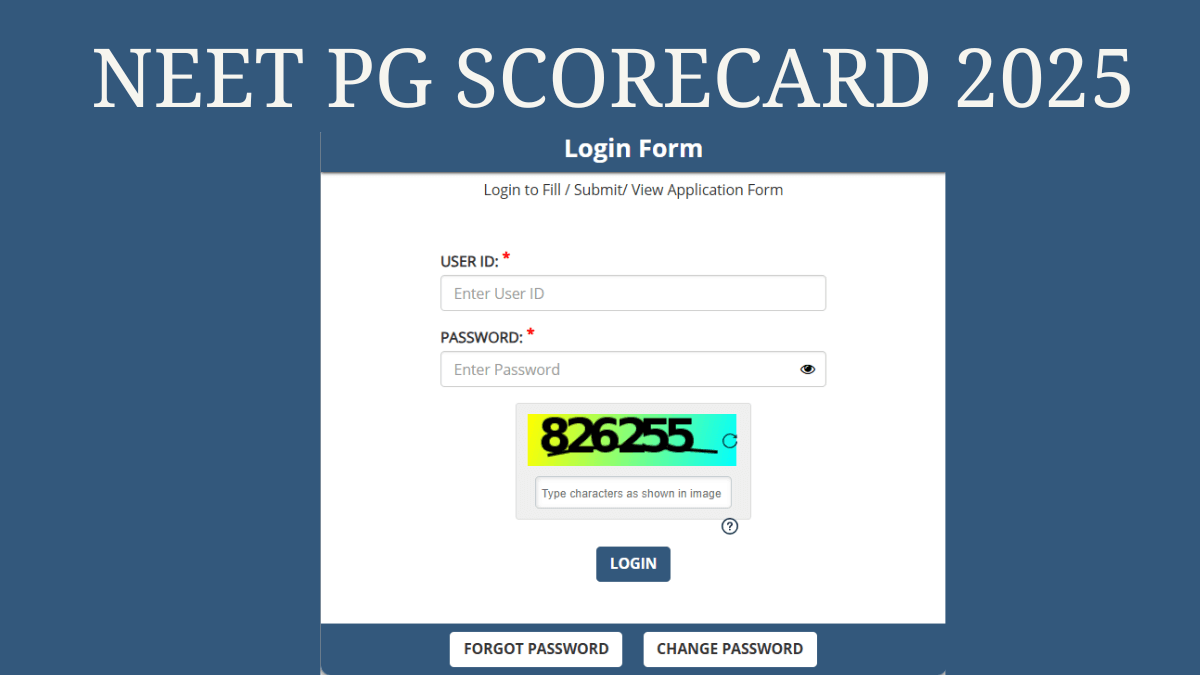 NEET PG Scorecard 2025