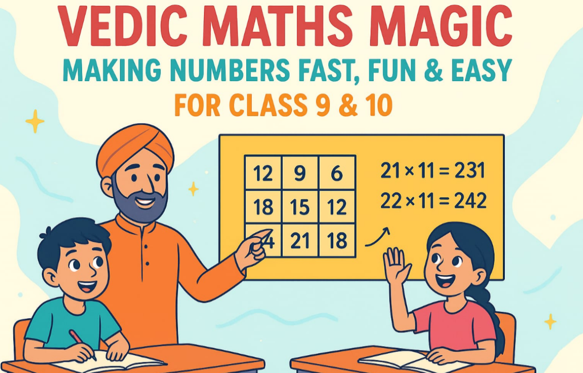 Vedic Maths Magic Making Numbers Fast, Fun & Easy for Class 9 & 10