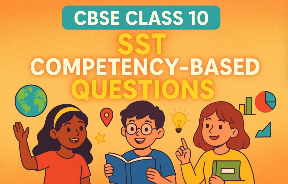 CBSE Class 10 SST Competency-Based Questions