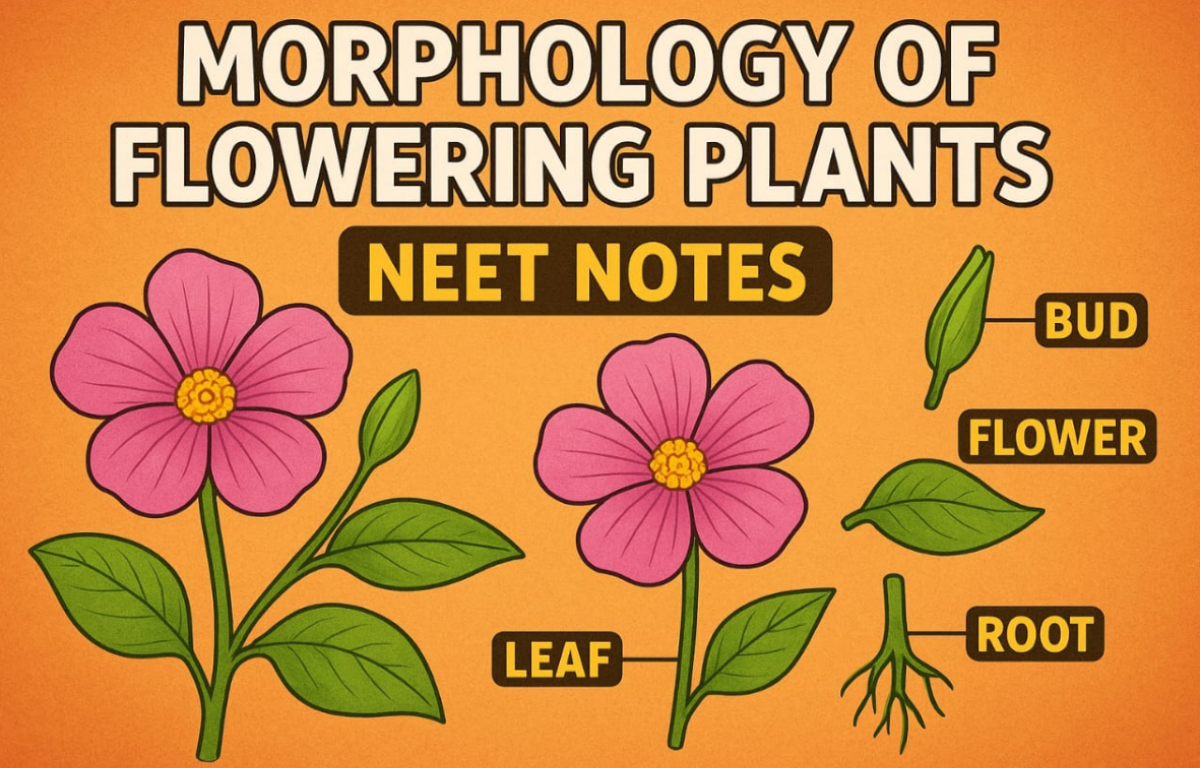 Morphology of Flowering Plants NEET Notes