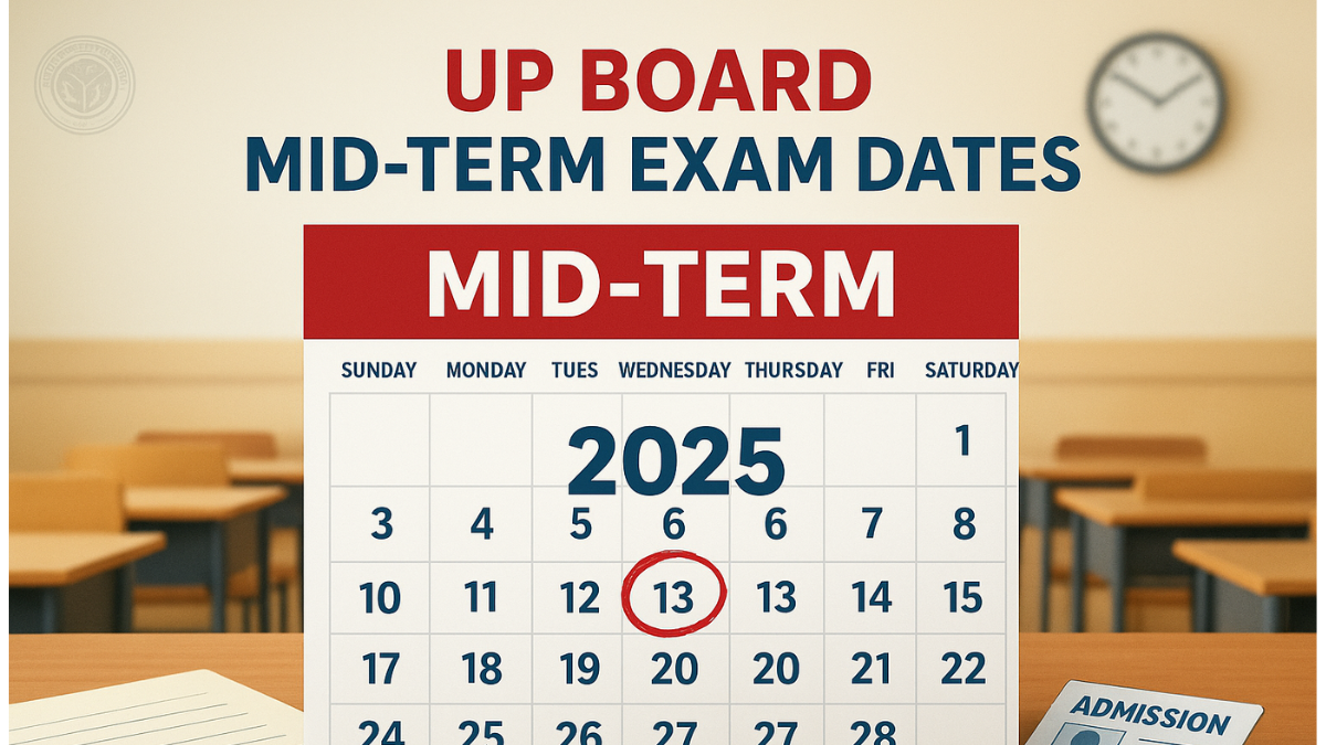 UP Board Mid Term Exam Dates 2025-26