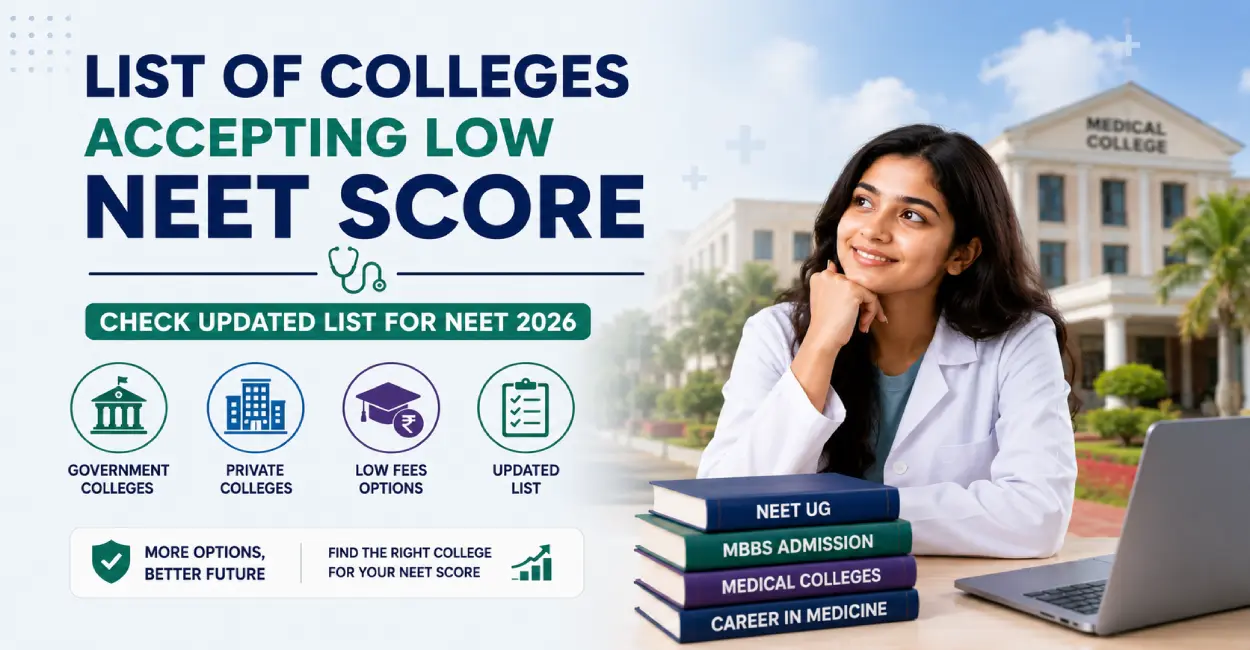 List of Colleges Accepting Low NEET Scores