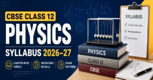 CBSE Class 12 Physics Syllabus 2026–27